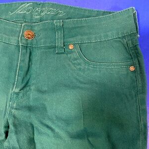 dELiA*s Morgan Vintage Y2K Green Straight Leg Jeans Size 11/12R 98% RETRO